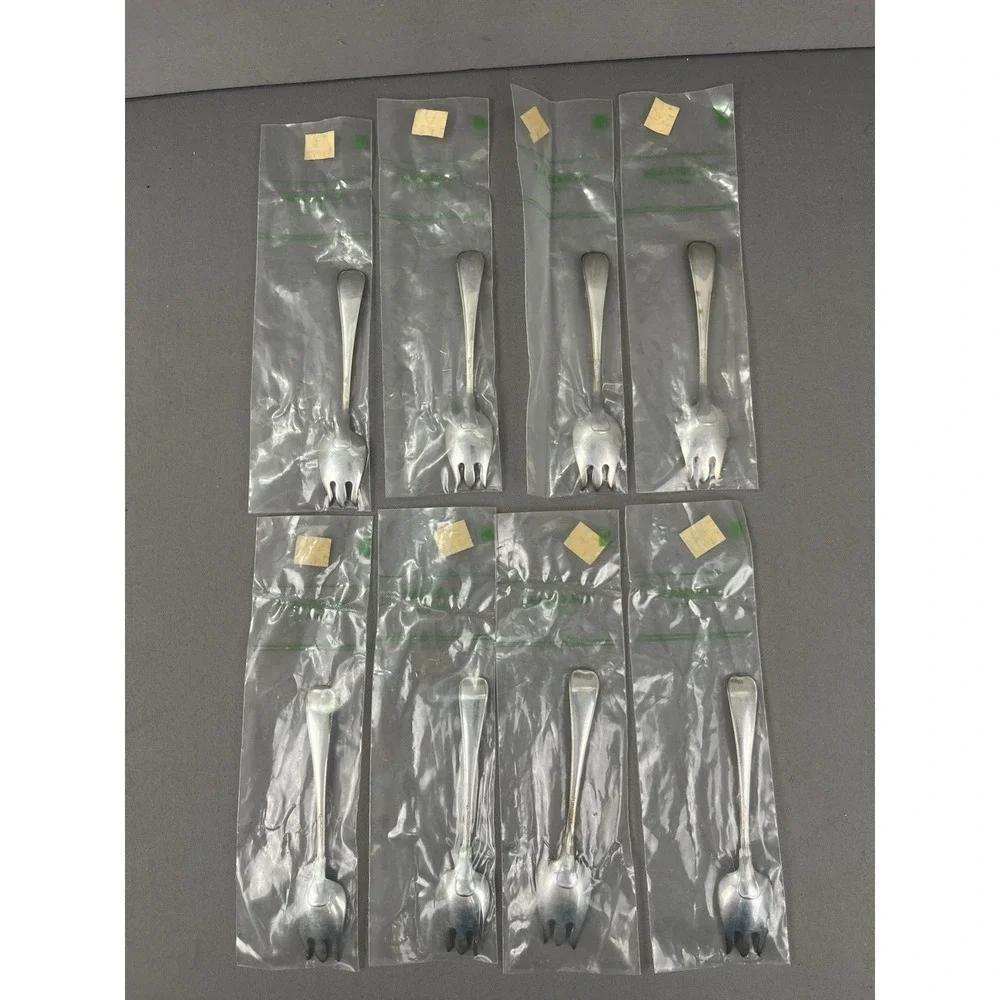 GORHAM Spork Cake/ice cream spoon/fork Silverplate Set of 8 Vintage NEW